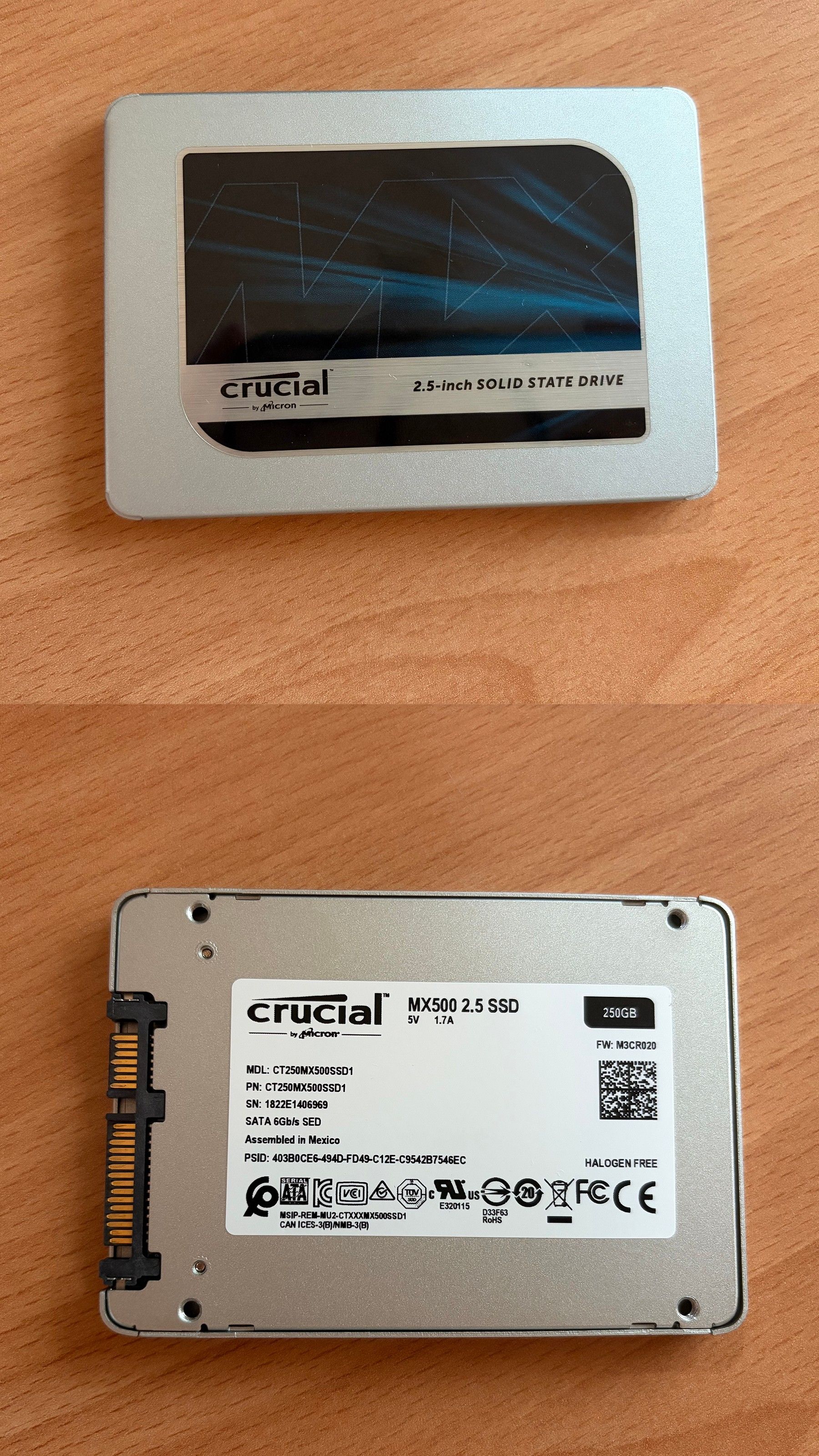 MX500 250G