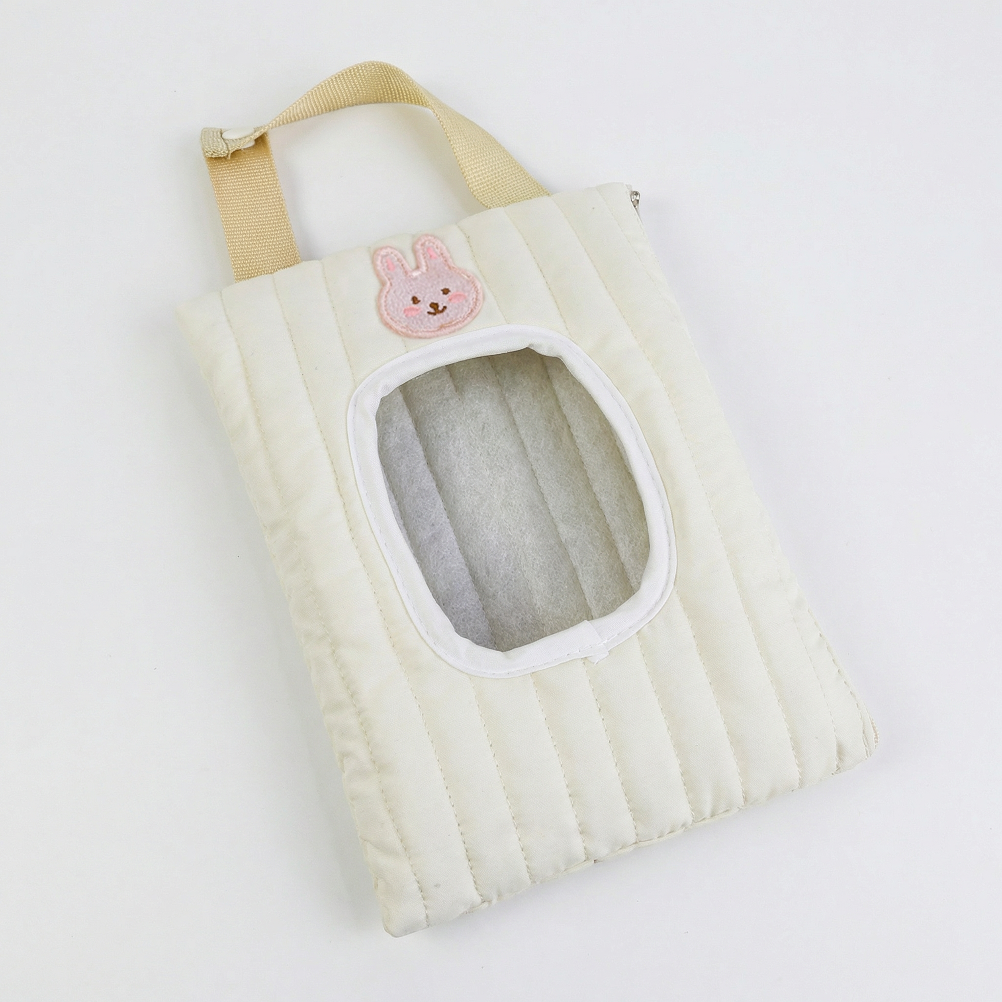 棉格刺繡濕紙巾套-兩款可選