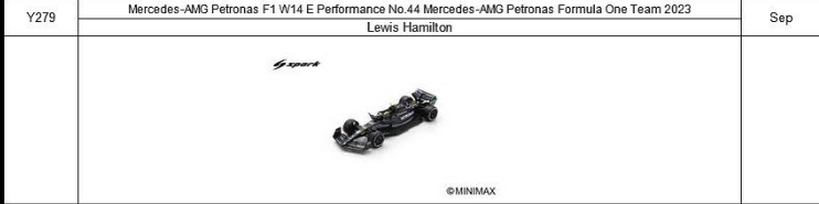 C.Y279 Mercedes-AMG  W14 E Performance No.44 Lewis Hamilton