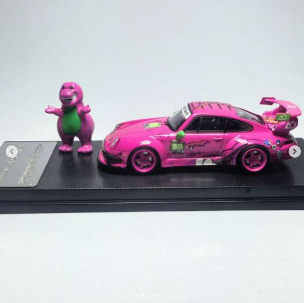 MC Model 1/64 RWB B.粉恐龍塗裝-附一隻龍
