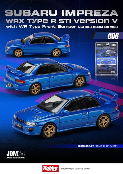 HJDM × Model Model | MM64 特別版
Subaru Impreza WRX