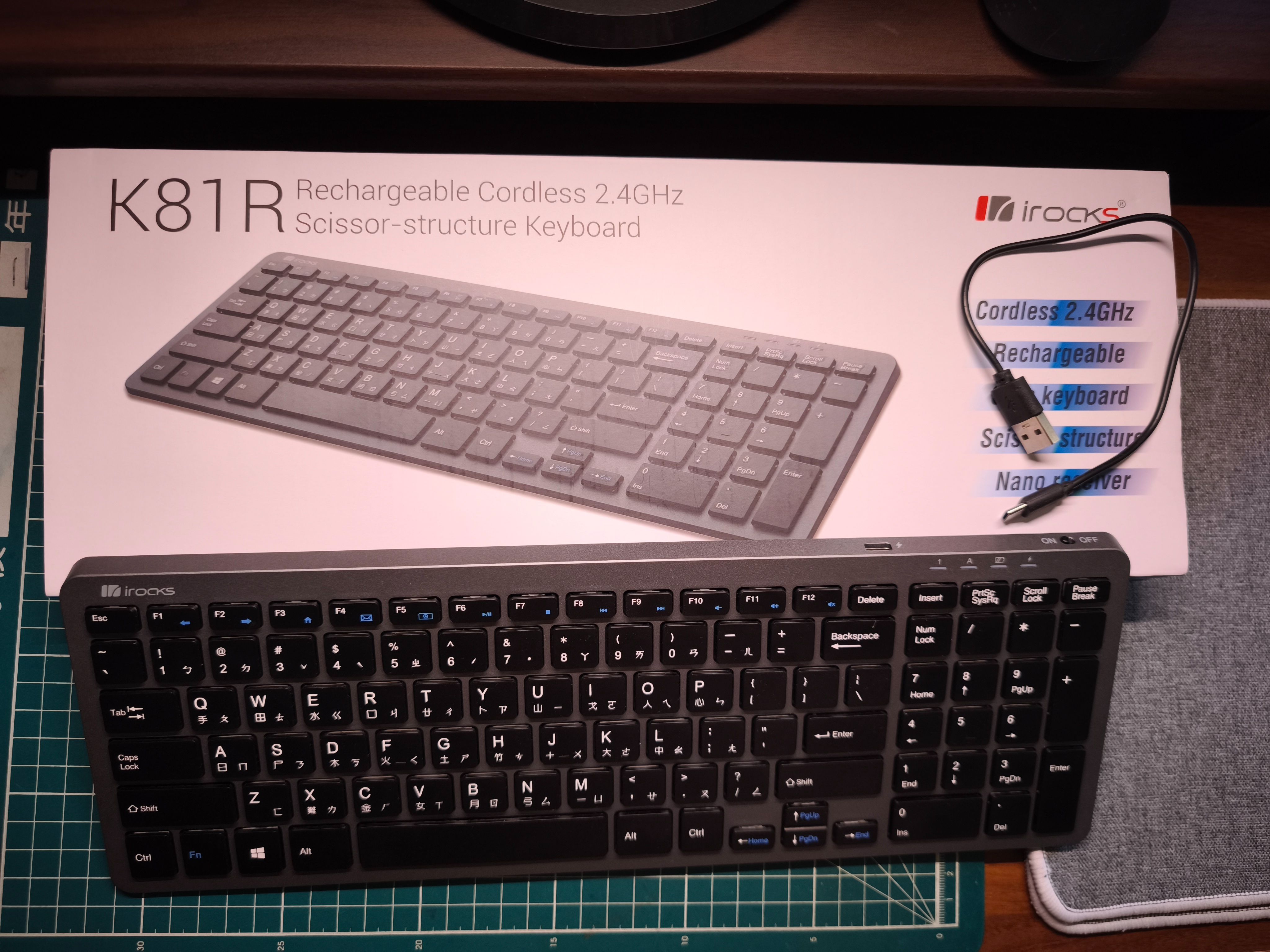 鍵盤 irocks K81R 黑色