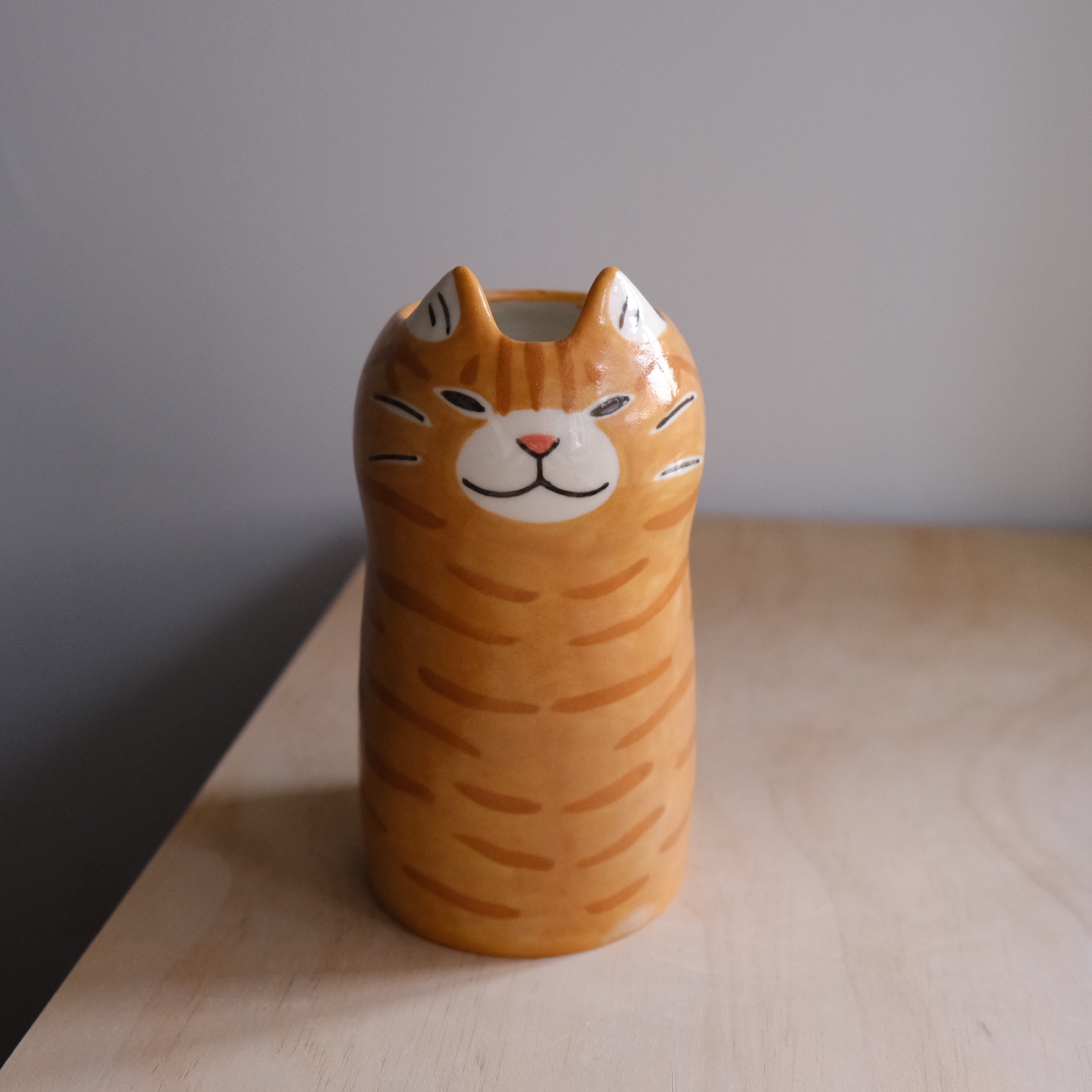 Yycat 大橘貓花器4