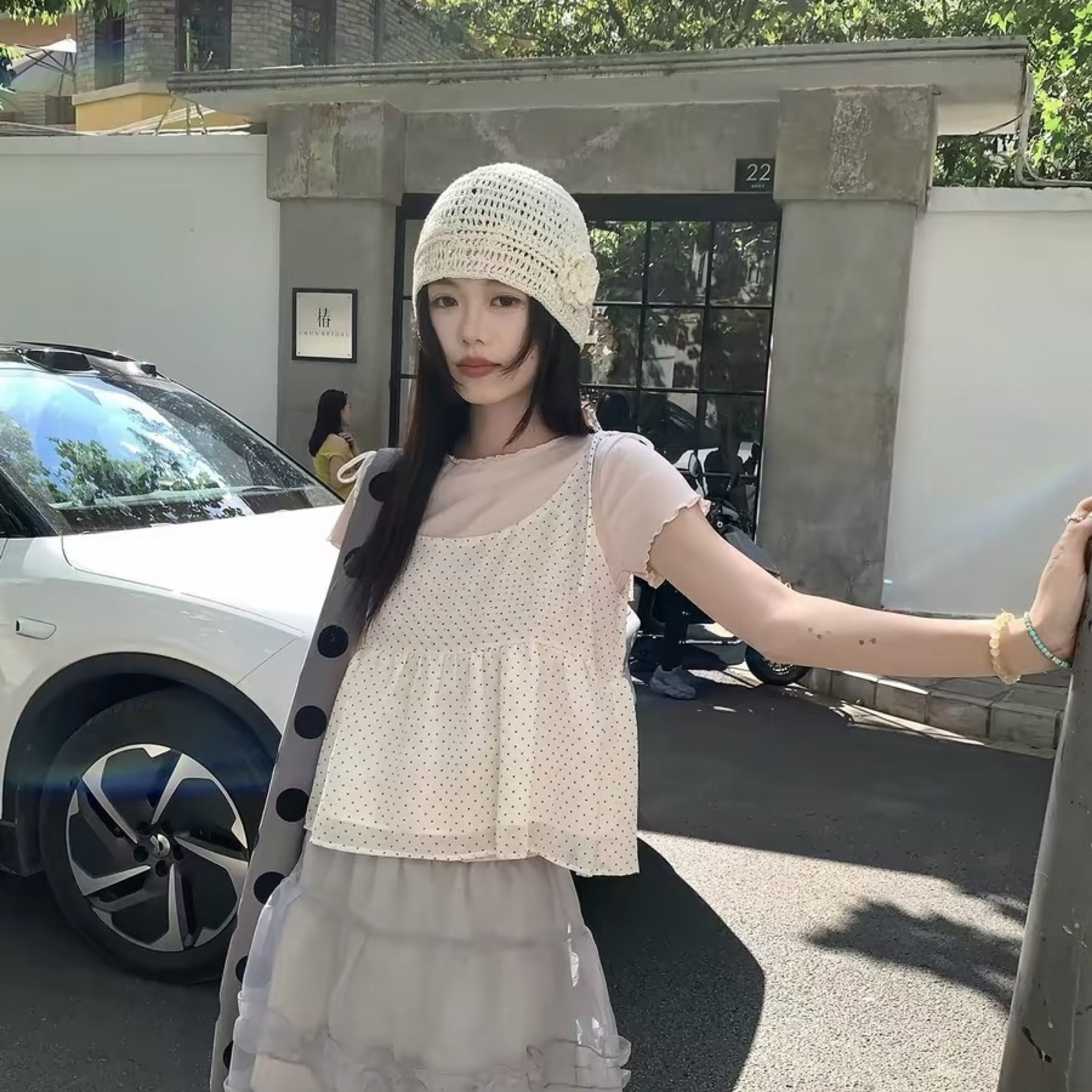 《預購款》日系吊帶組合！甜美必備！上身套裝