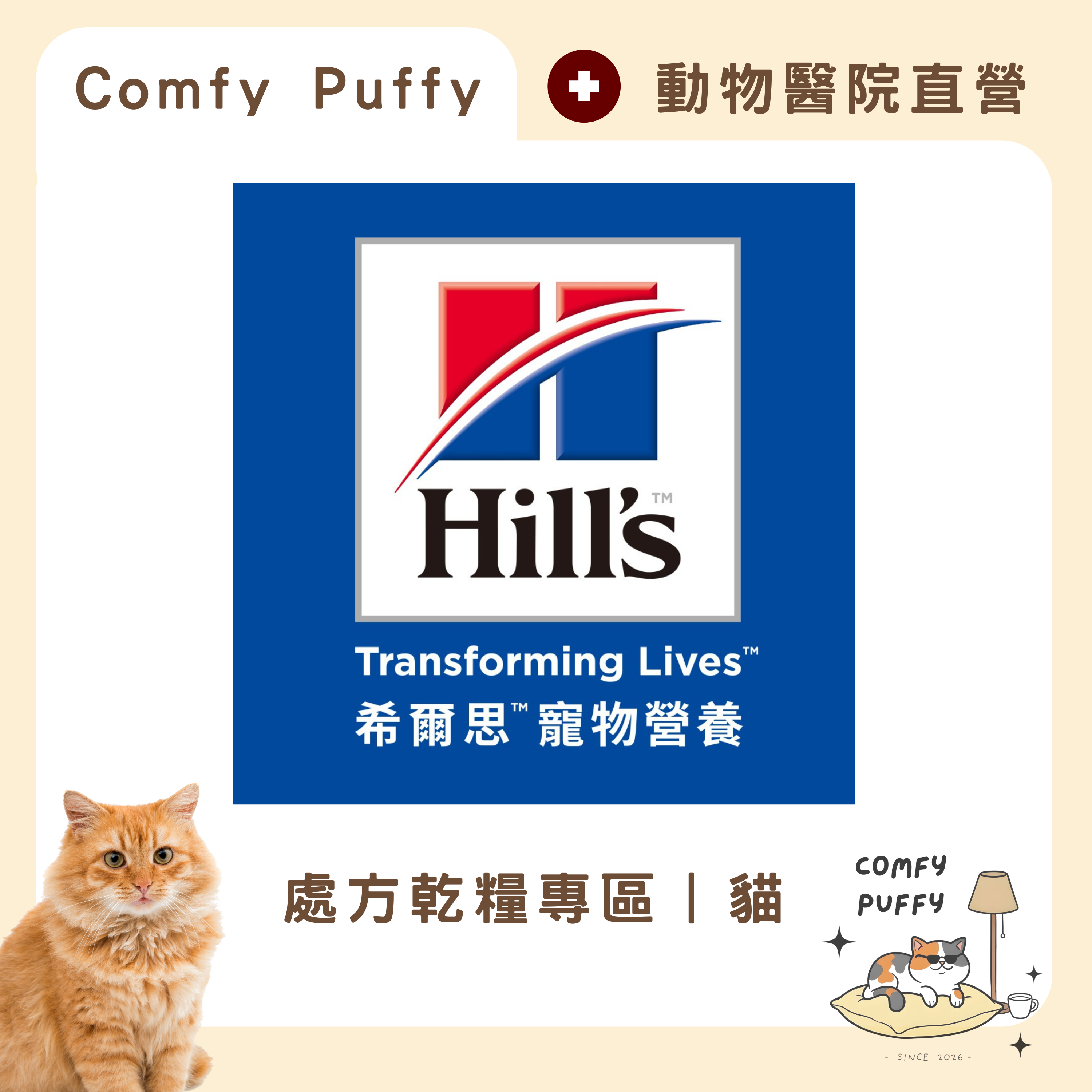 📍【希爾思 Hills】😺貓處方專區︱挑戰全網最低價！！✨