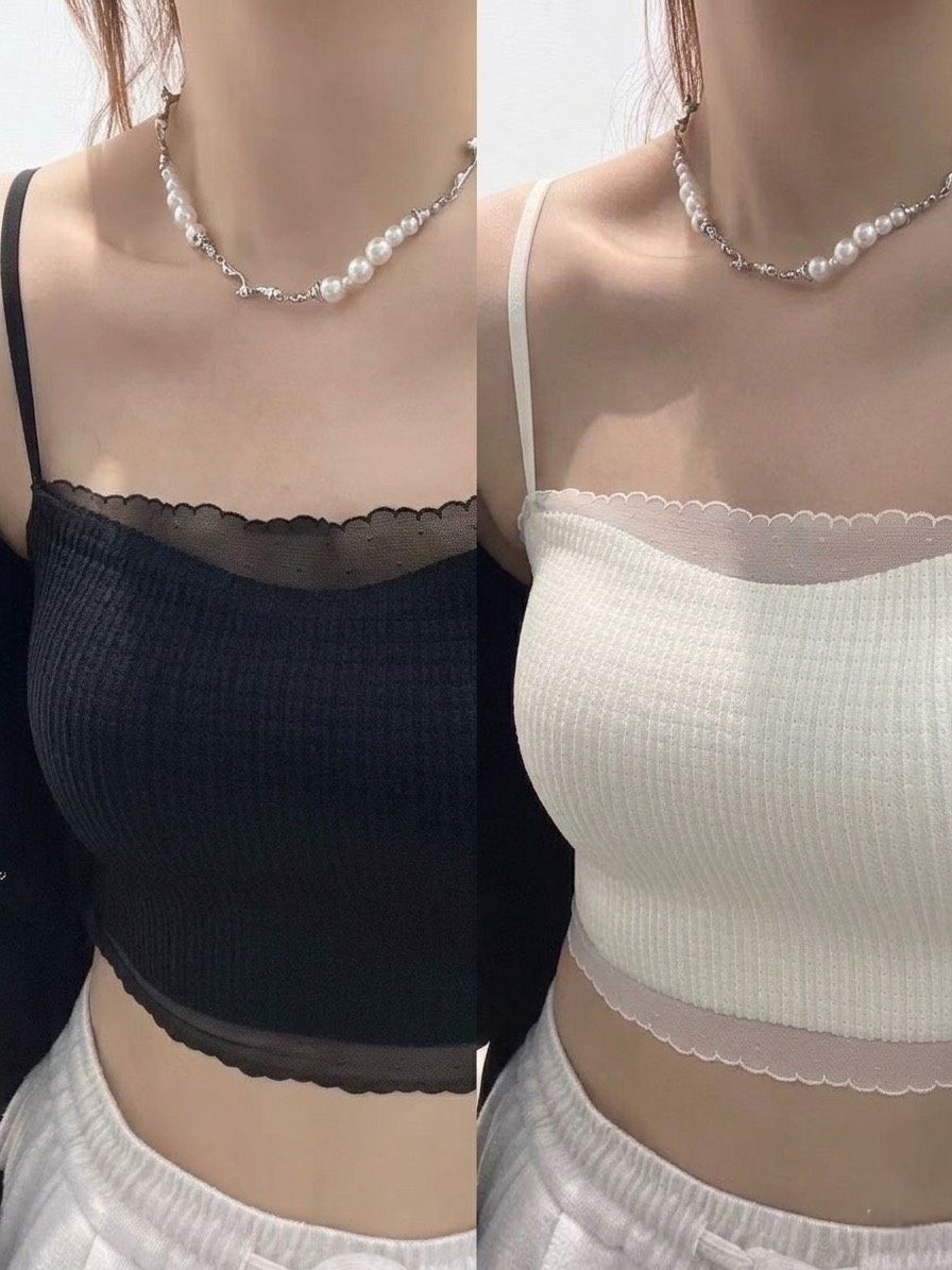 ✦泡泡格紋蕾絲小可愛