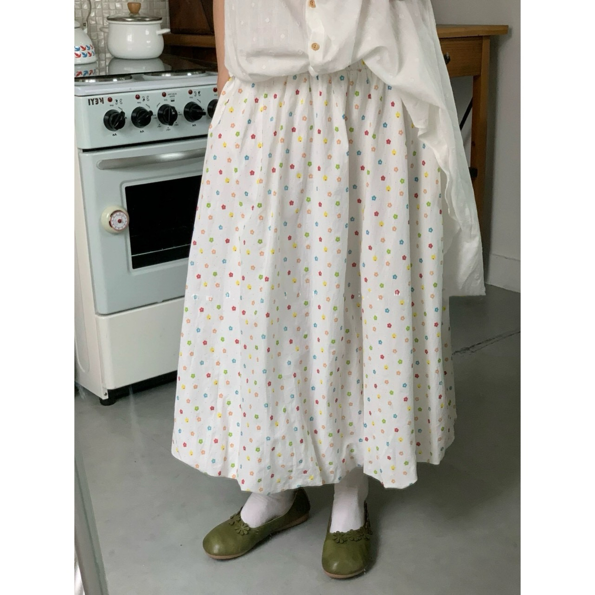 ✦彩色花花氣球裙