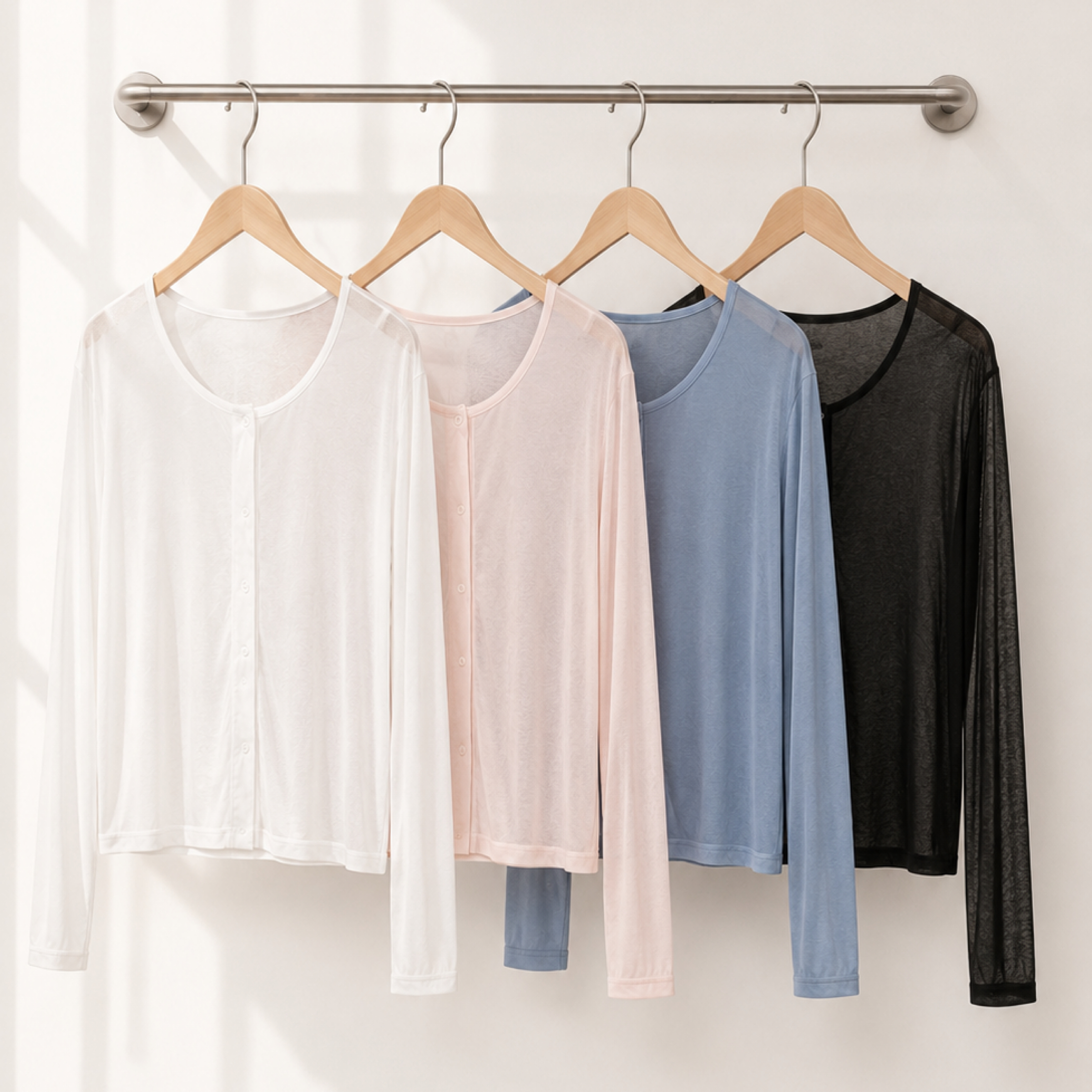 8月新品♡親膚天絲棉罩衫