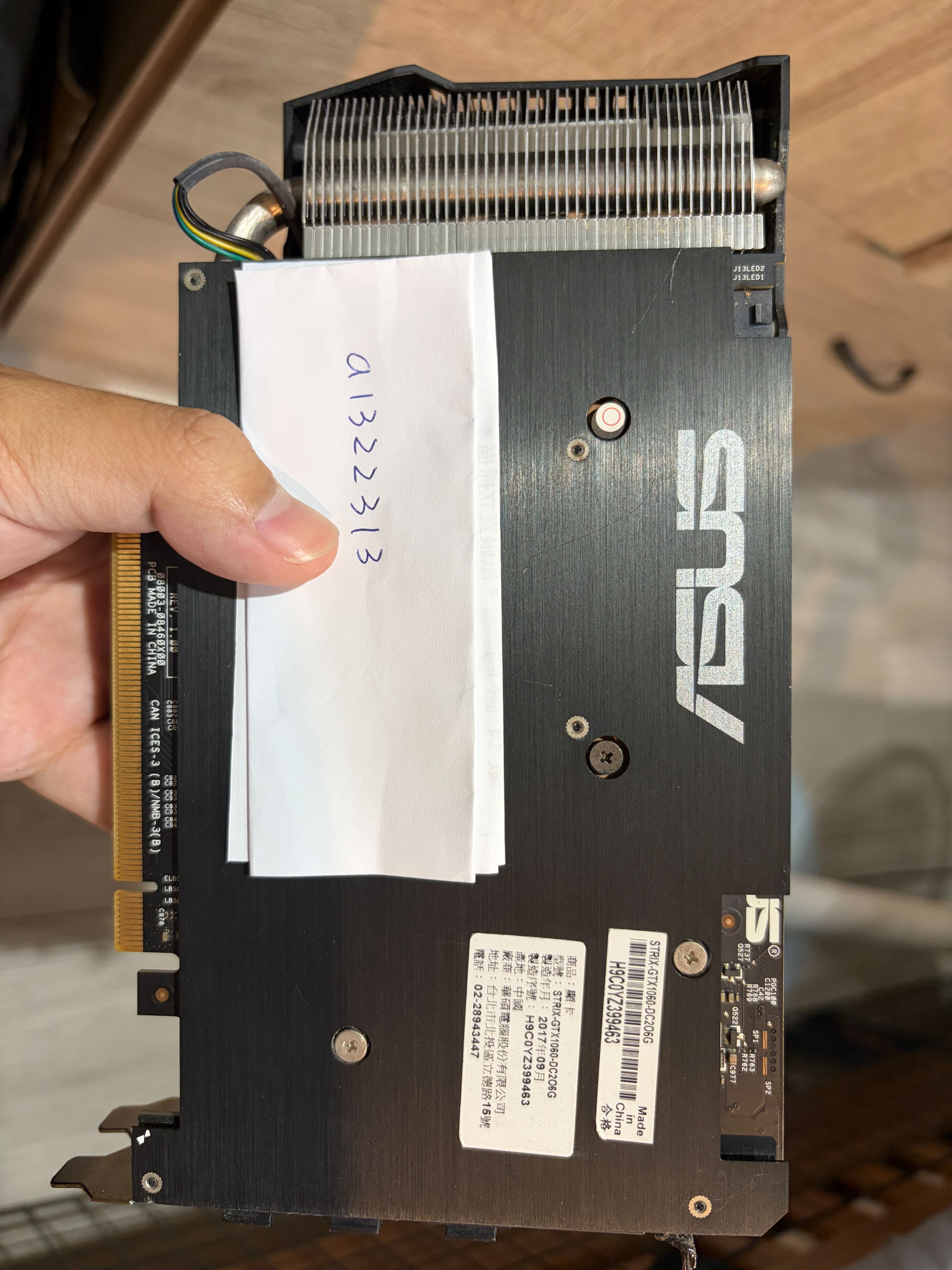 ASUS STRIX-GTX1060-DC2O6G