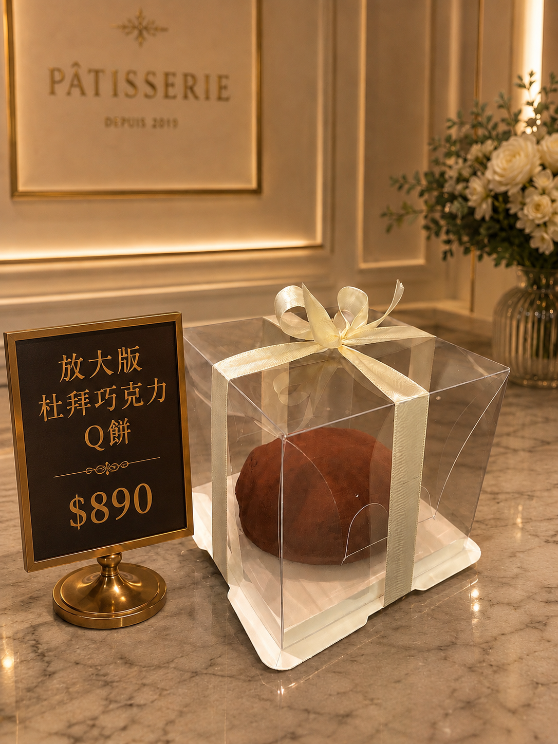 放大版杜拜巧克力Q餅