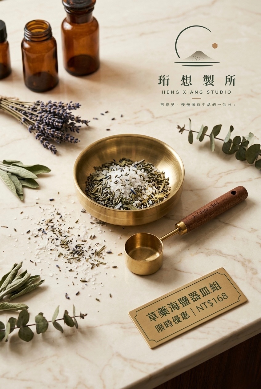 【加購推薦：淨化儀式感組合 —— 燒鹽專用金皿組】