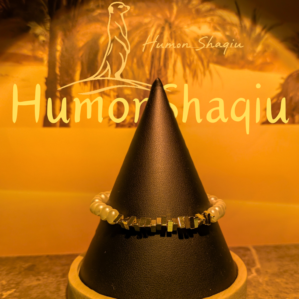 HUMON🔥碎銀珍珠手鍊✨嘻哈手飾 歐美感 珍珠鍊