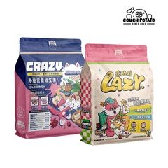 【沙發馬鈴薯】Lazy懶蟲無穀乾糧 麵包蟲雞肉 Crazy嗨派無穀乾糧 雞肉干貝 1kg 2kg 6kg