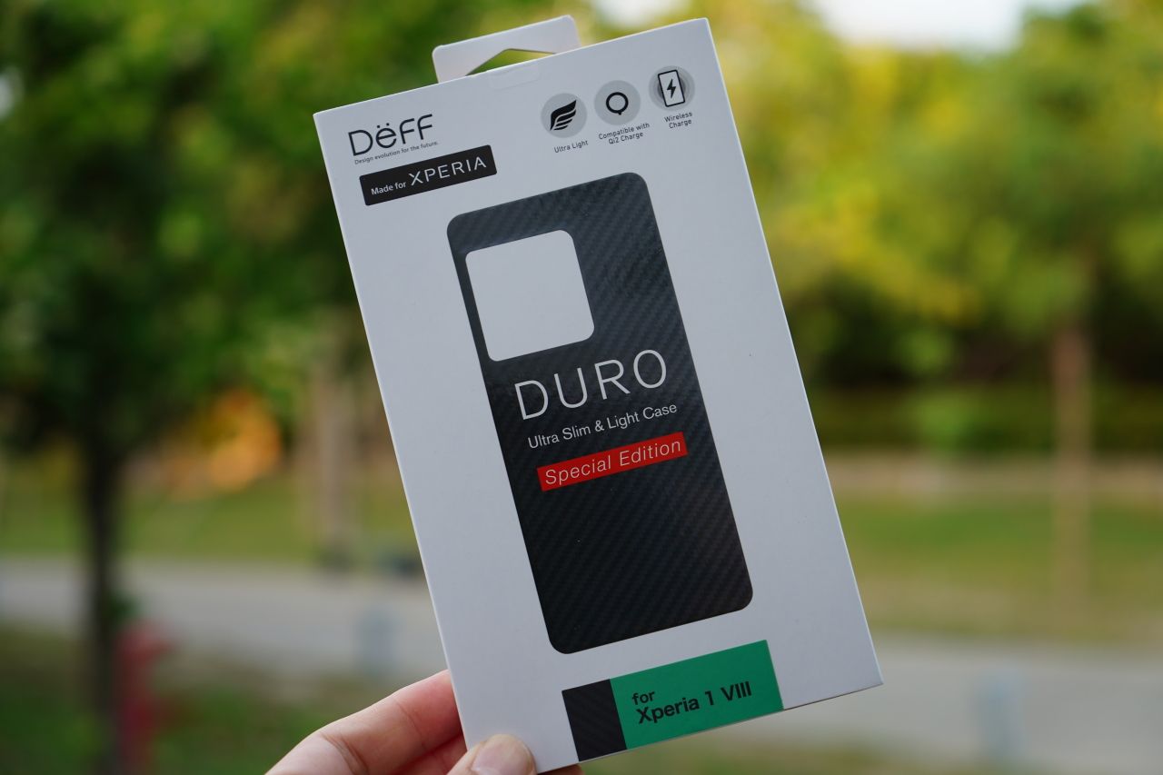 日本 Deff DURO 克維拉纖維輕薄保護殼（內建磁吸版本） Xperia 1VIII 專用款