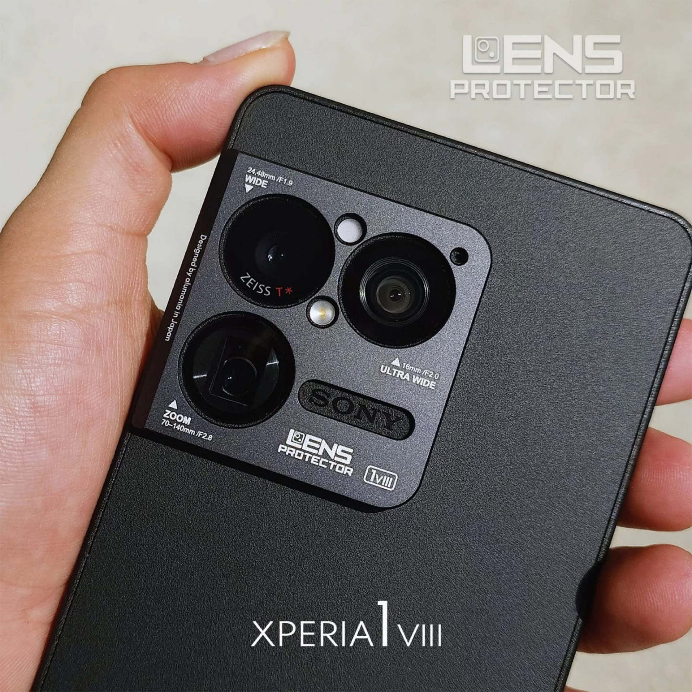 馬可商店 日本 alumania Sony Xperia 1VIII 1M8鋁合金鏡頭保護框