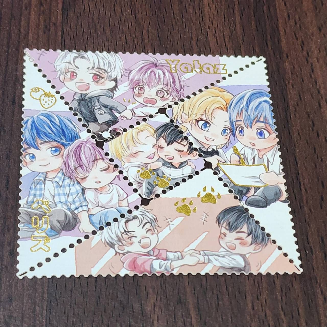 燙金郵票貼紙