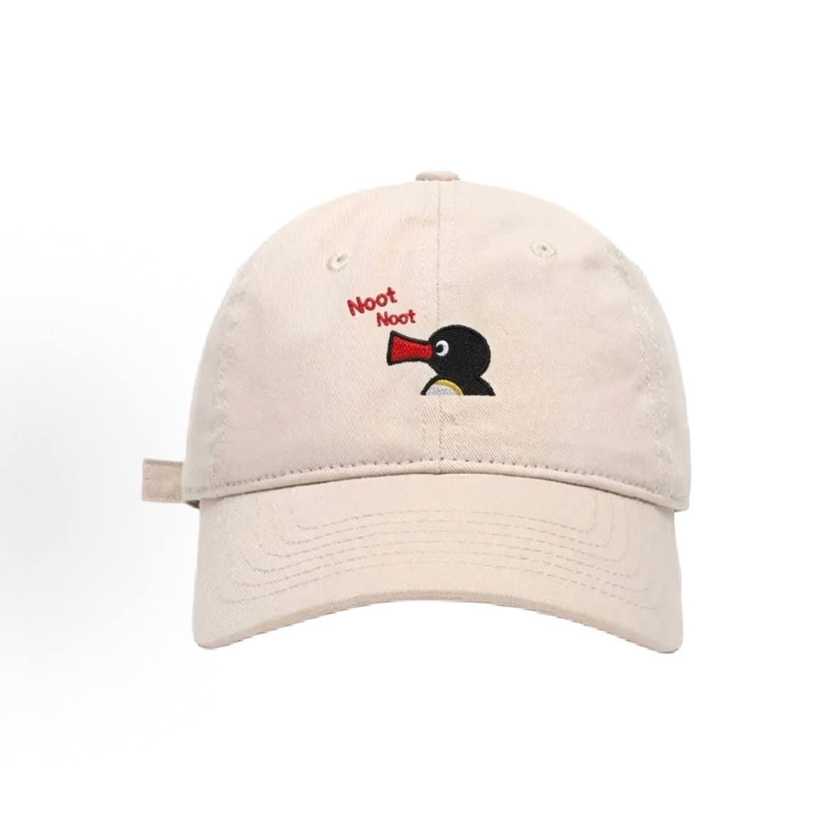 官方正品🌟Pingu Noot!Noot!刺繡老帽