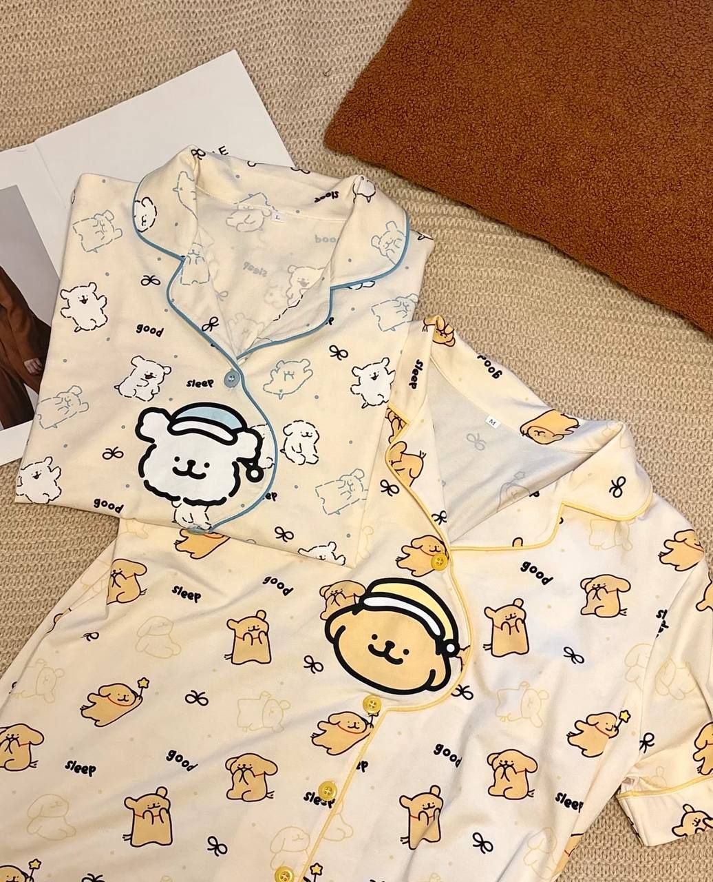 正版聯名🌟線條小狗涼感睡衣