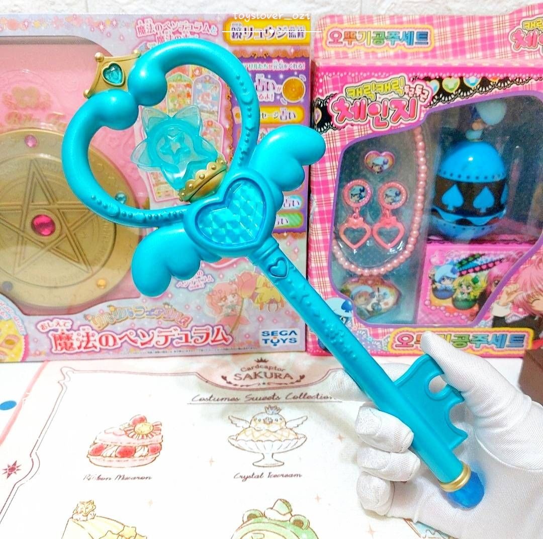 ｜魔法少女的倉儲｜稀有 絕版 莉露花精靈 花漾精靈魔法鎖匙 小凜 魔法棒 鑰匙 SEGATOYS