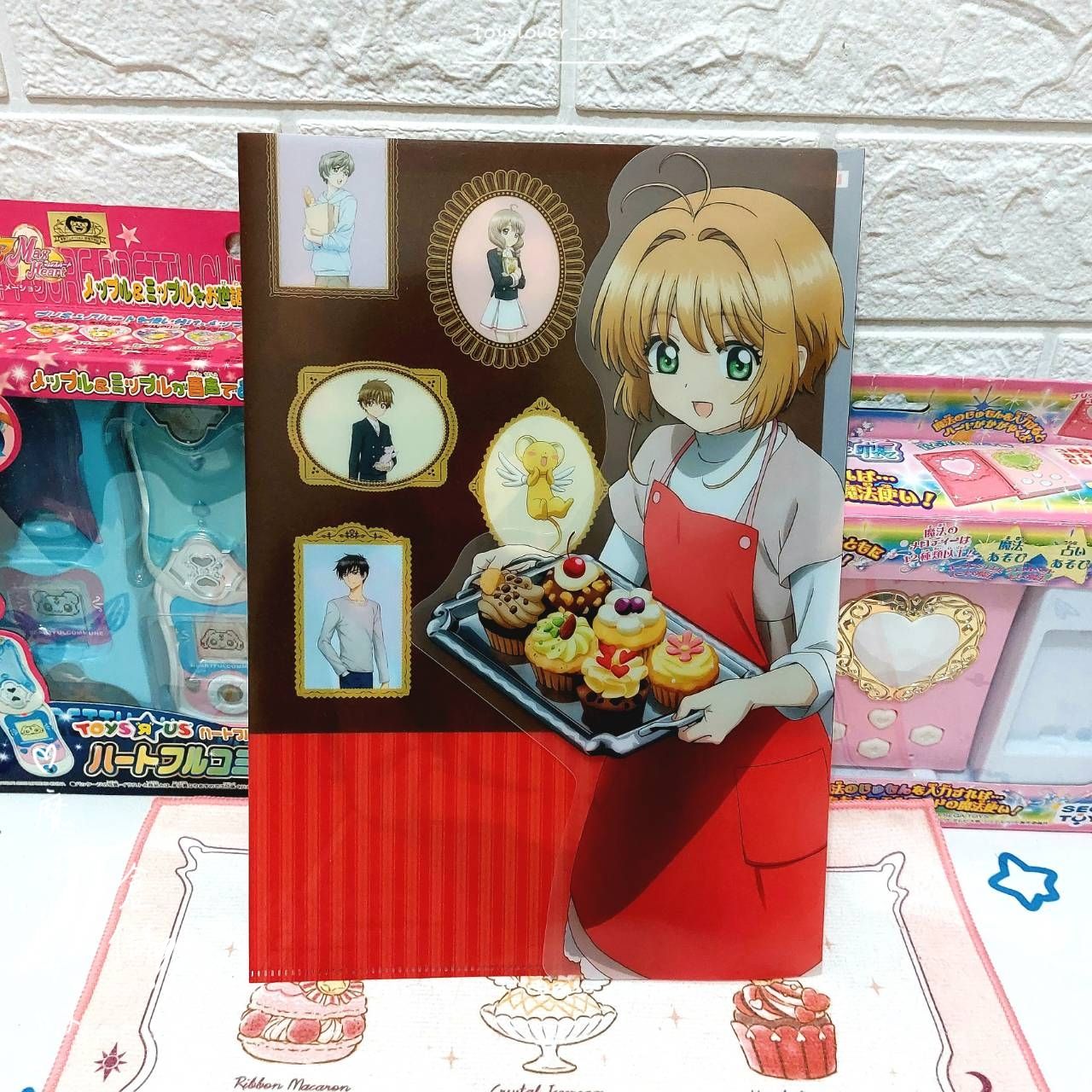 ｜魔法少女的倉儲｜庫洛魔法使 日版 A4 翻蓋式L夾 資料夾 烘培甜點 小櫻 知世