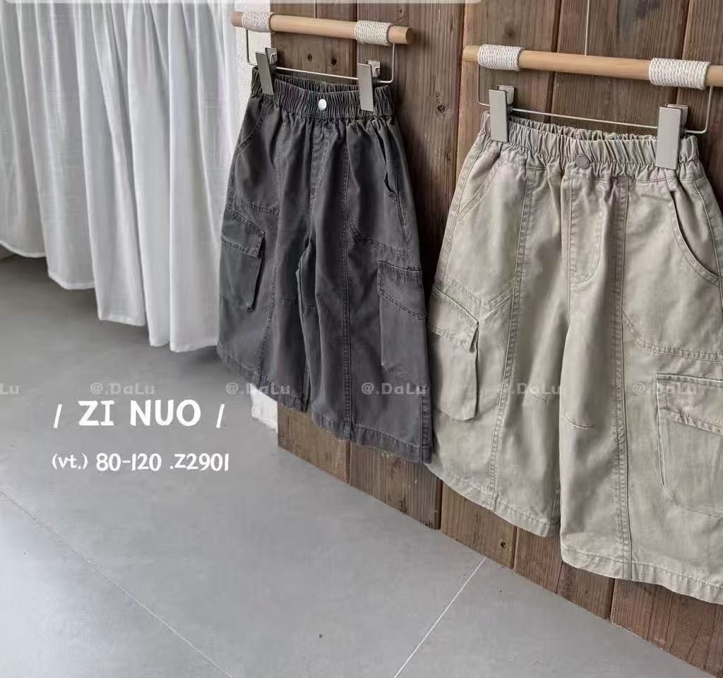 P11	春款口袋寬褲（黑）