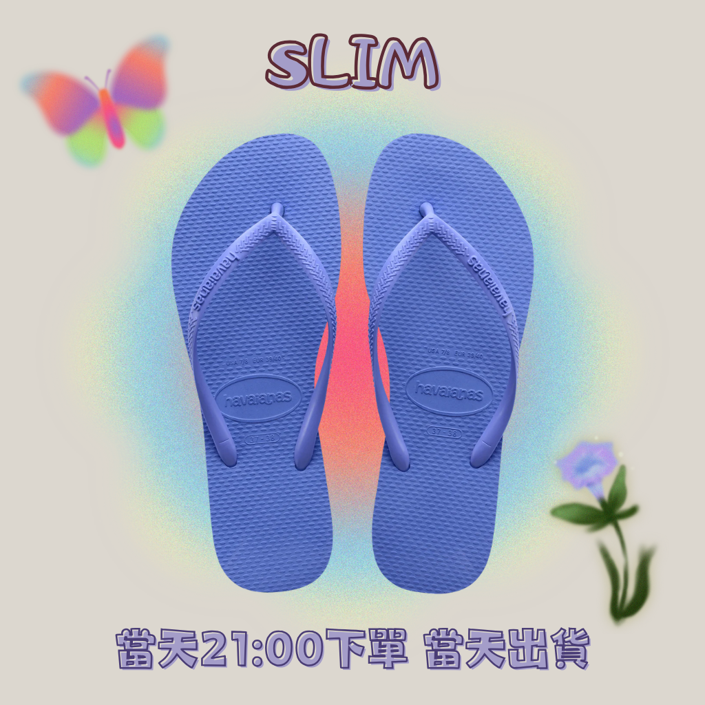 SLIM【哈瓦仕基礎女款】藍紫
