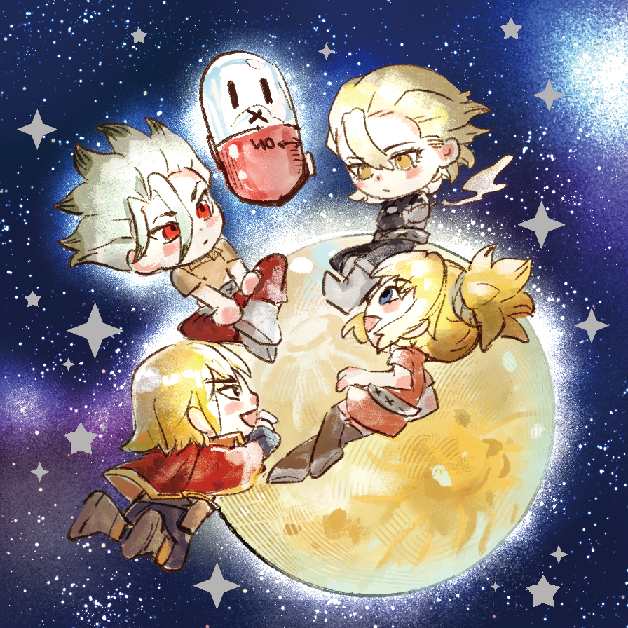 觸感銀宇宙組貼紙