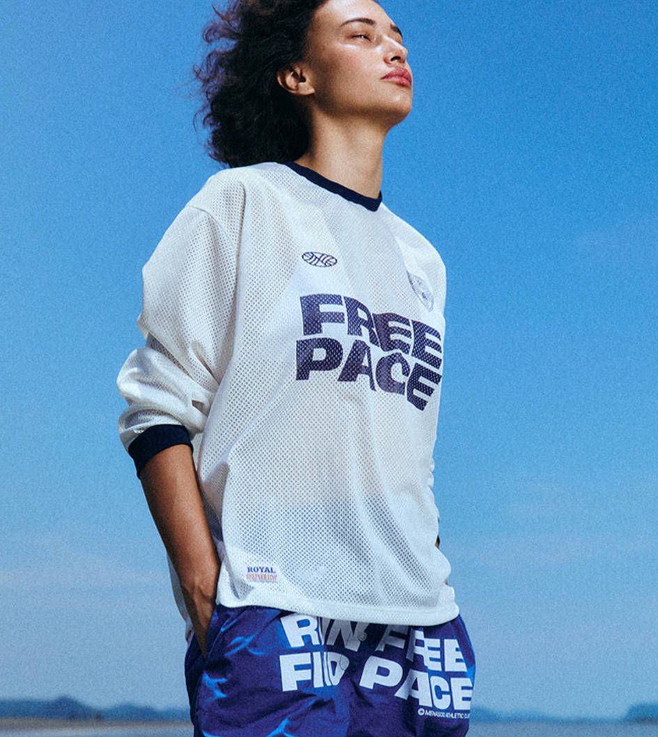 Menasoo｜Sporty Mesh Round T Shirt （3色）