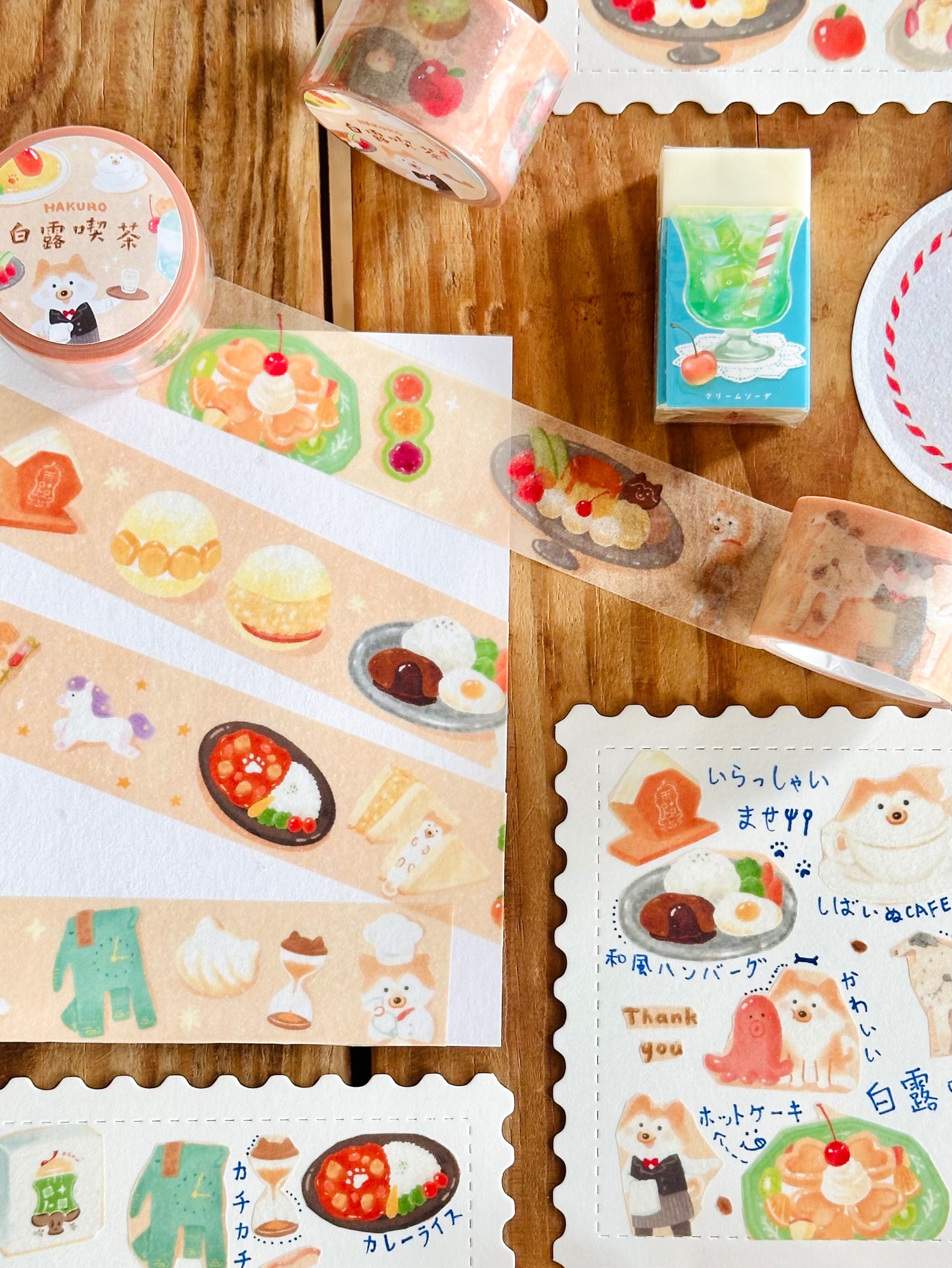 白露喫茶店·日本和紙膠帶（點圖片進入可以查看更完整的介紹喔！）