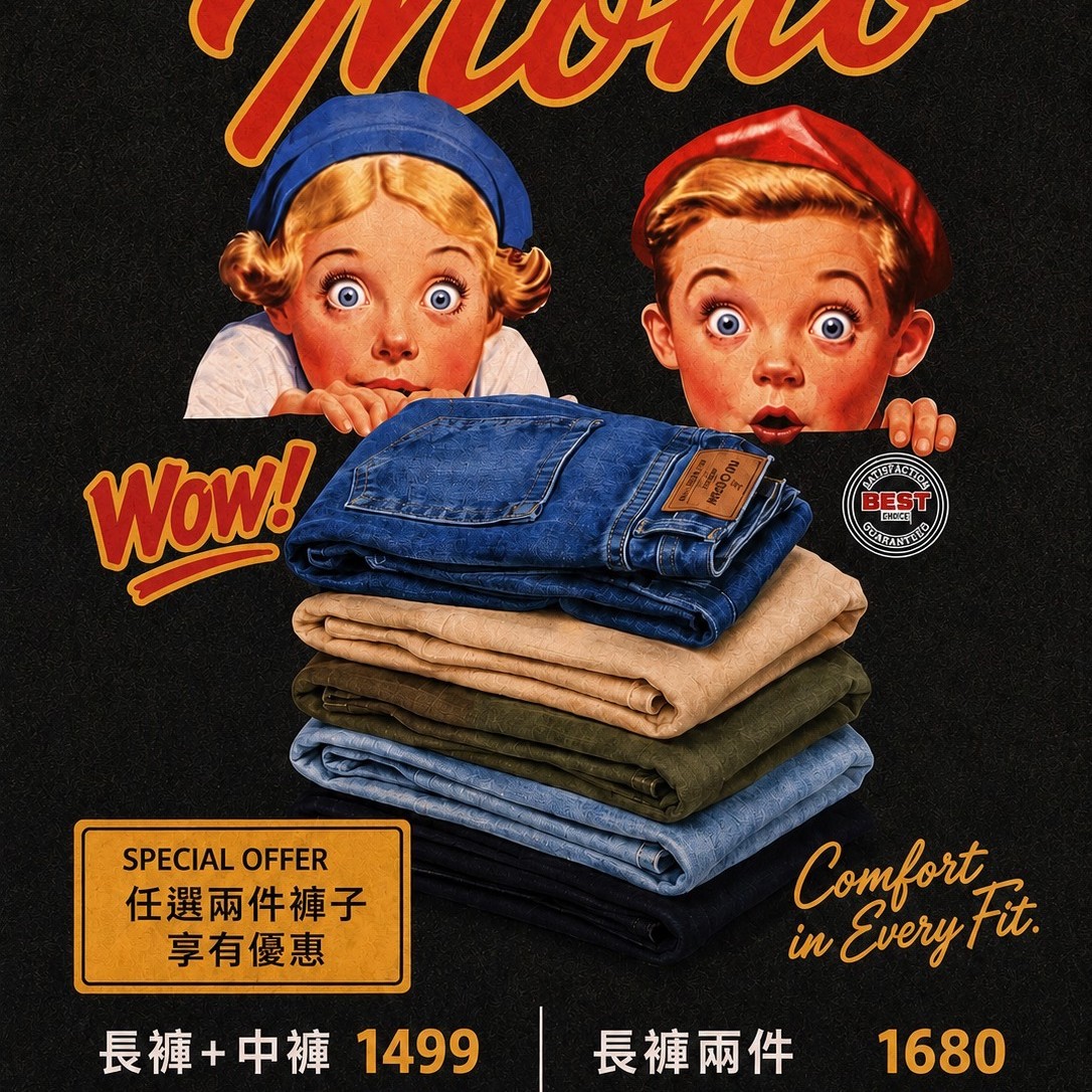 MONO 褲款任選兩件優惠🖤