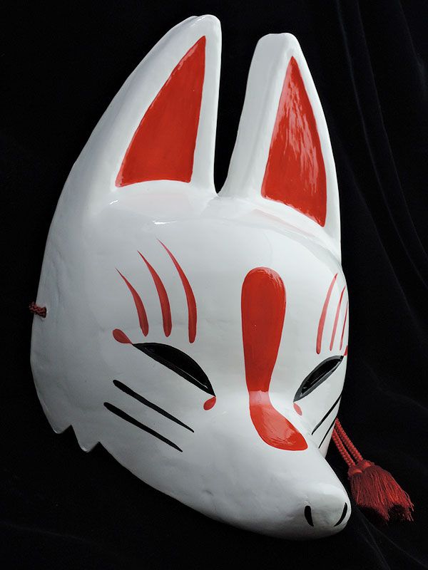 狐面堂-半狐面「白」（絕版品）《點商品可以看更多照片和詳情》