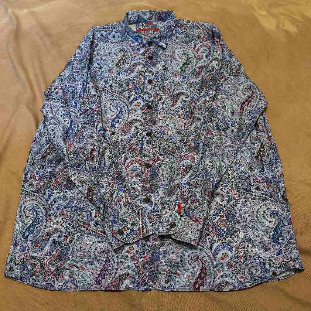 【海日山seasunmountain】90s-00s signum-style 長袖變形蟲襯衫