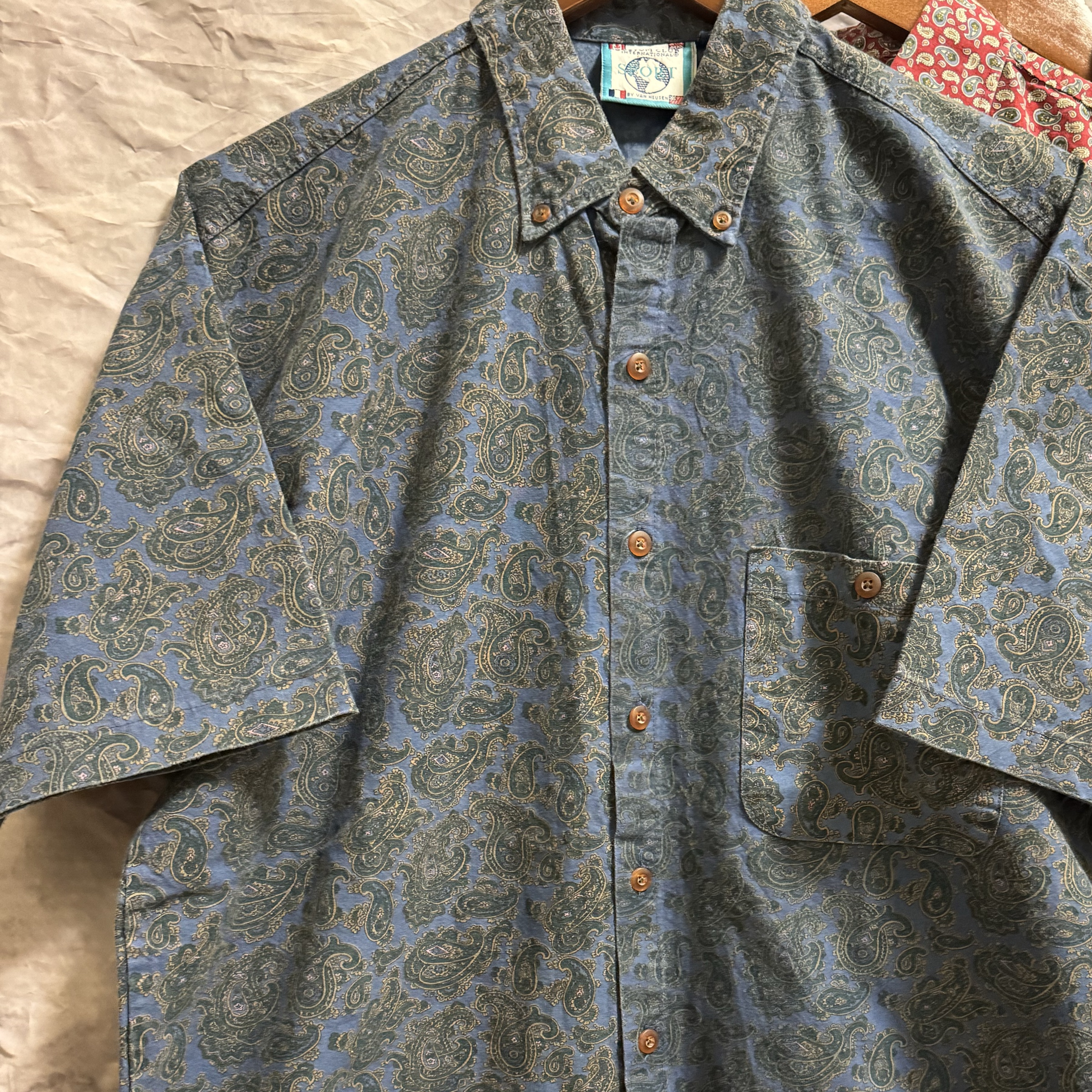 【海日山seasunmountain】山海流紋美製短袖變形蟲襯衫