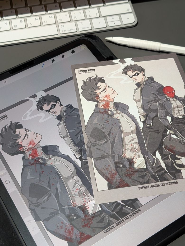 Lingishop✨DC Under The Red Hood 紅頭罩之下 JasonTodd 傑森陶德 明信片