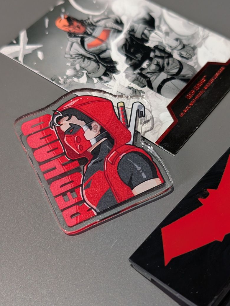 Lingishop✨ DC RED HOOD 紅頭罩 JasonTodd 壓克力別針 徽章 吧唧