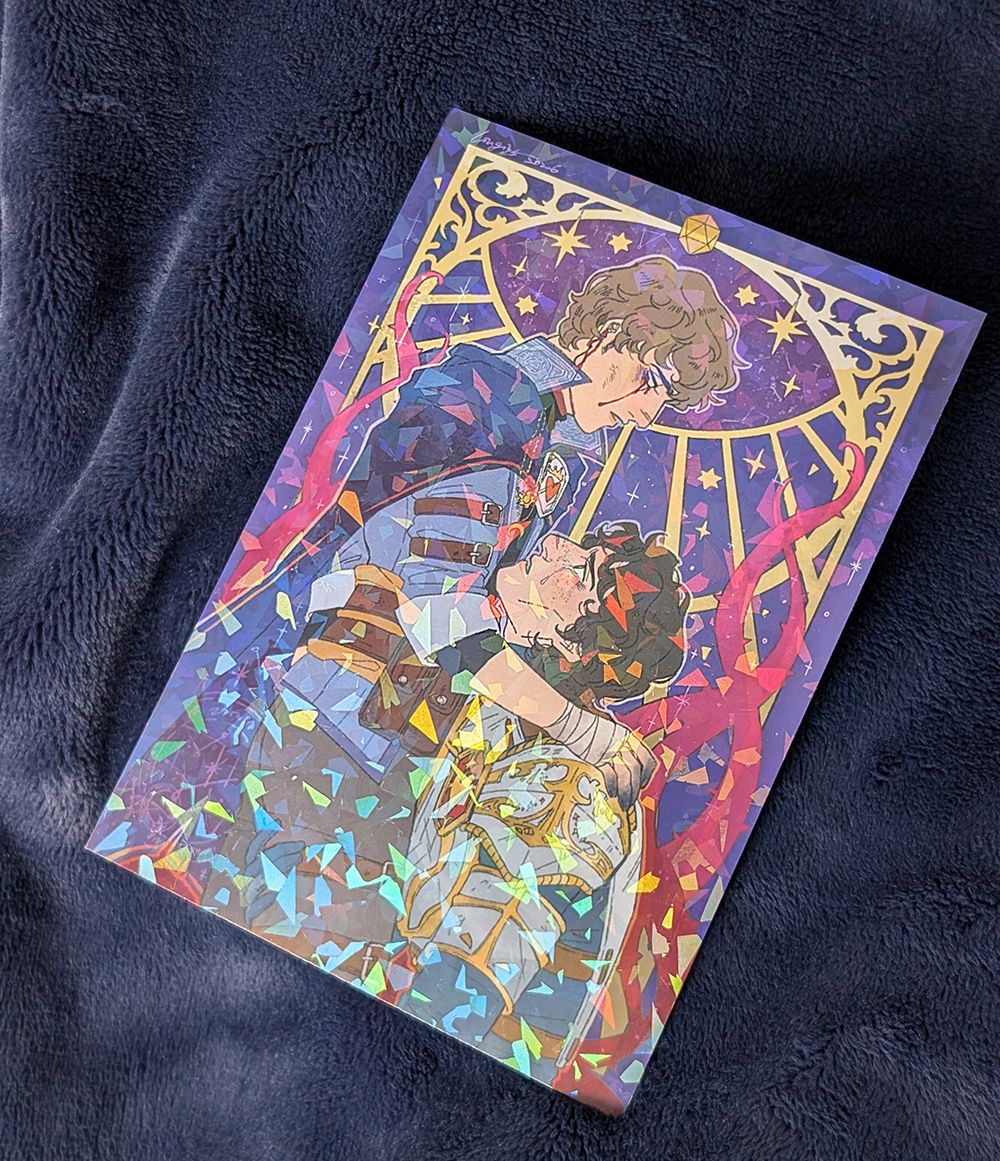 Lingishop✨Stranger Things 怪奇物語 Byler  Sorcadin 雷射閃鑽明信片