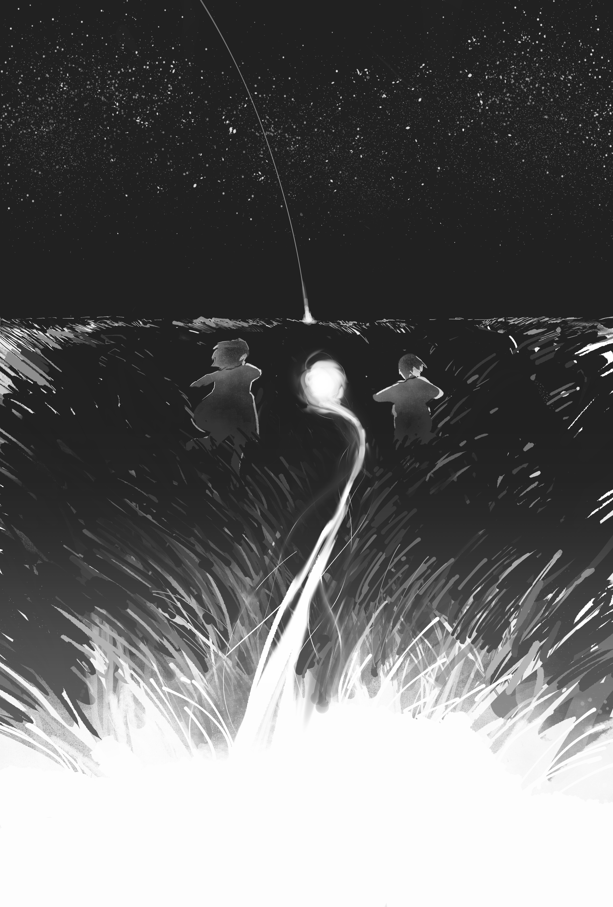 奔跑星星明信片