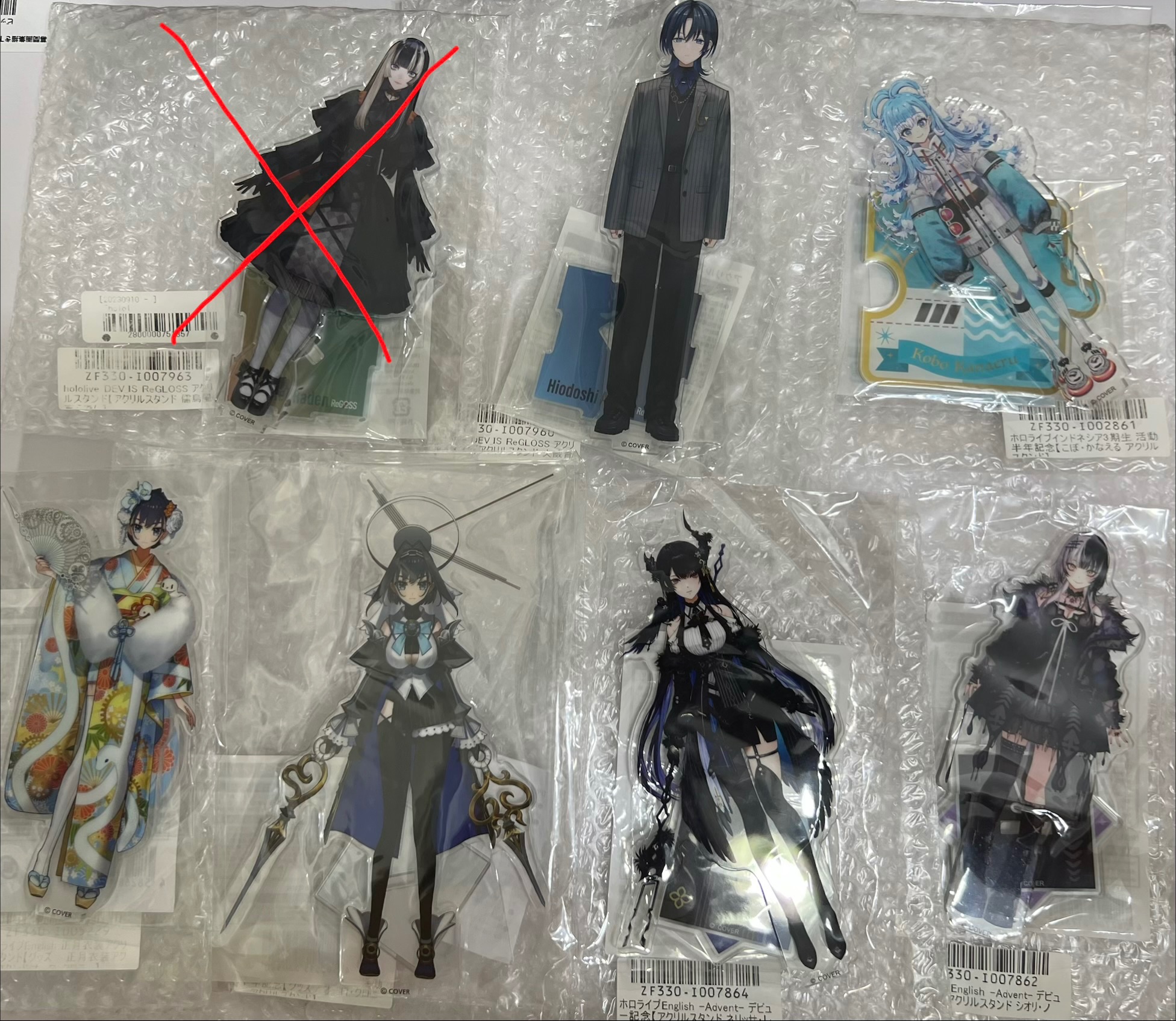 hololive 官方 出道 立牌 單售 初版ver