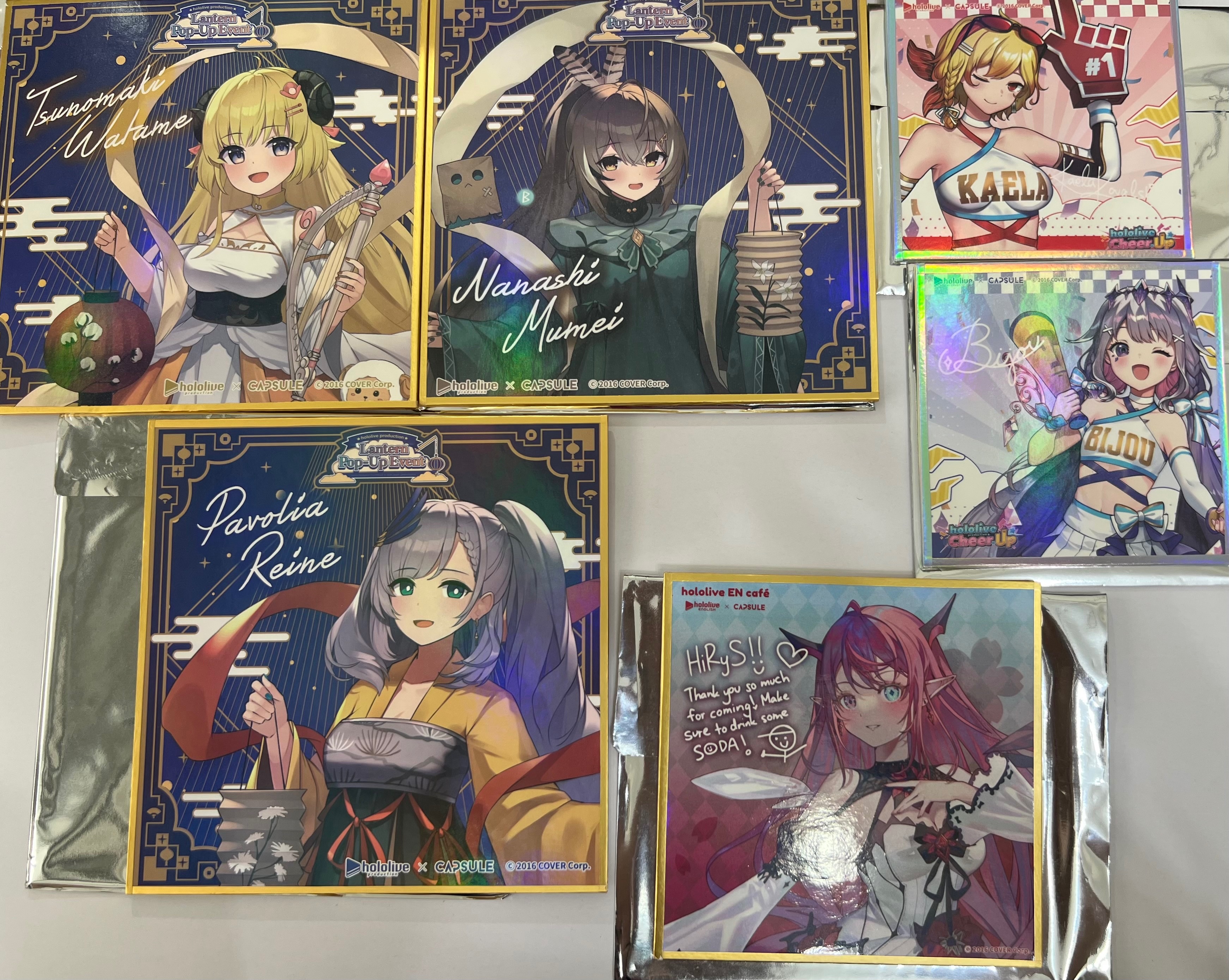 hololive 台灣活動 色紙