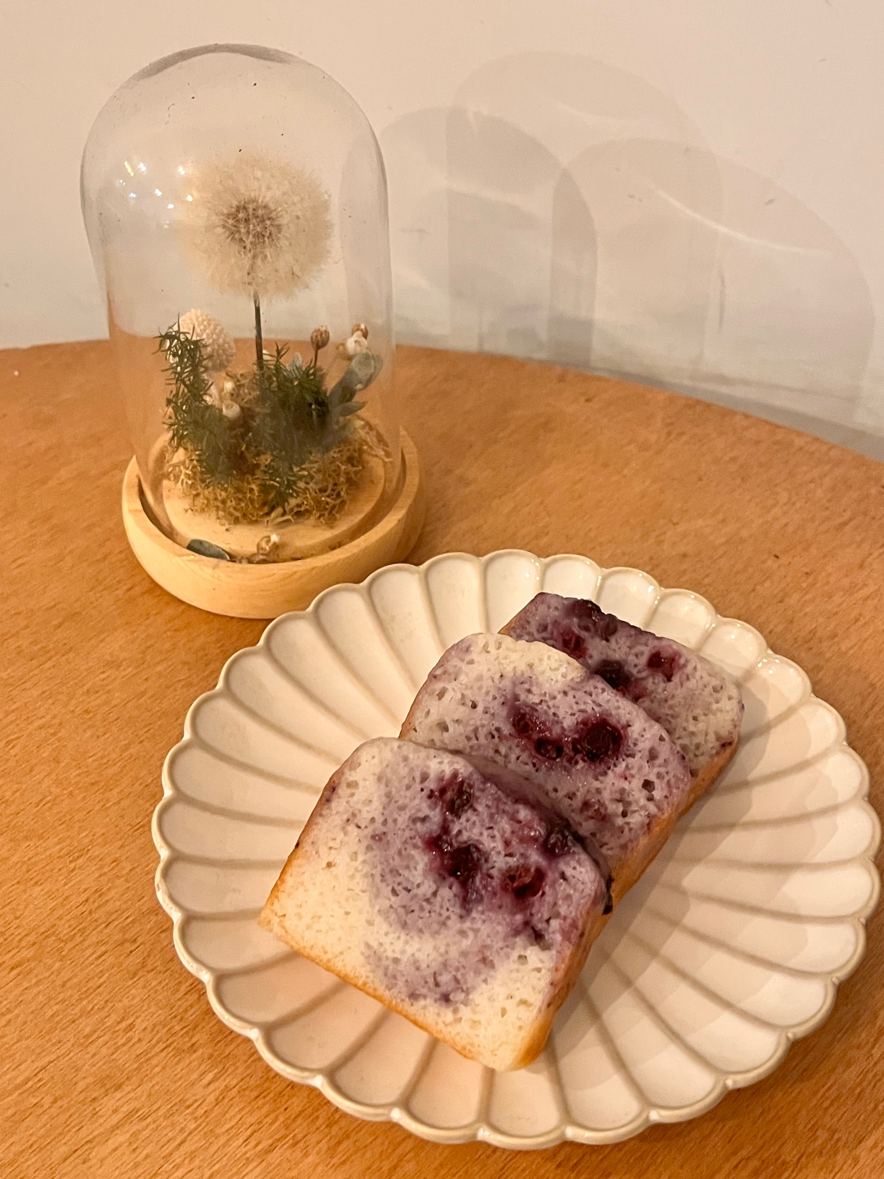 野生藍莓米吐司