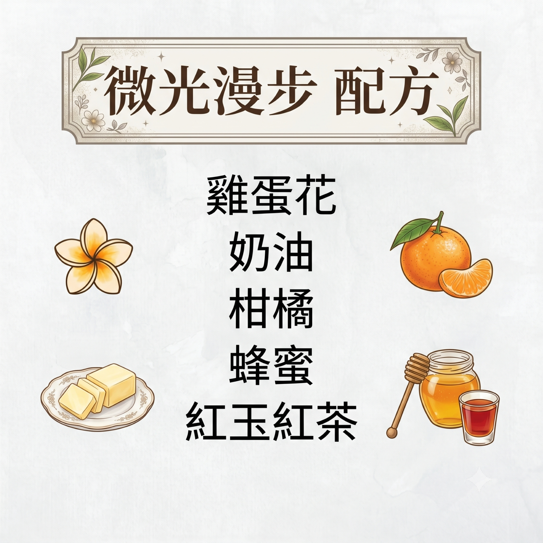 微光漫步｜配方｜淺中烘焙