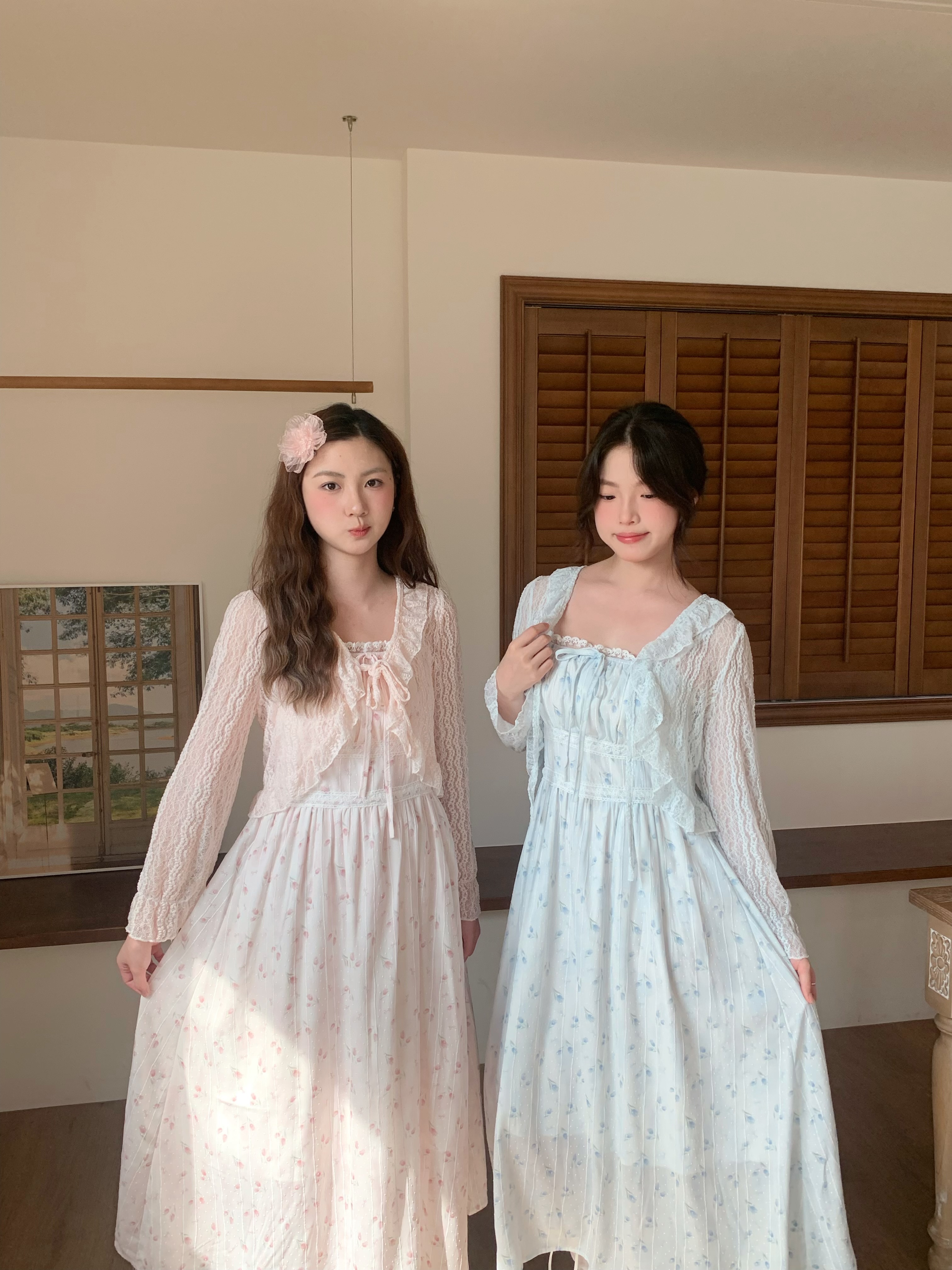 J16碎花海島渡假長洋˚౨ৎ