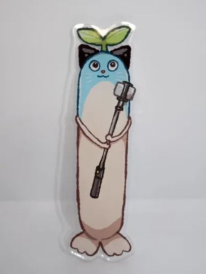 【彩虹社】豆貓打卡棒