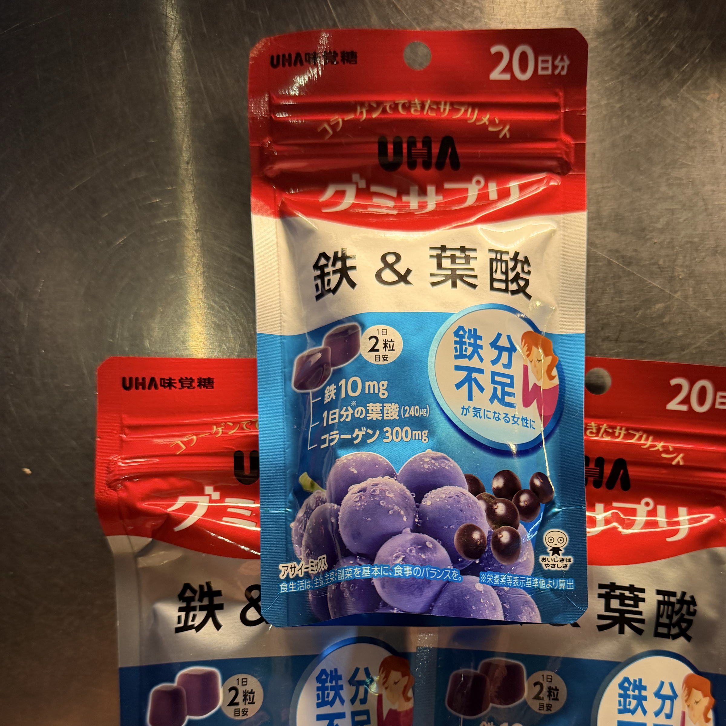 日本UHA味覺糖 鐵＆葉酸 20日