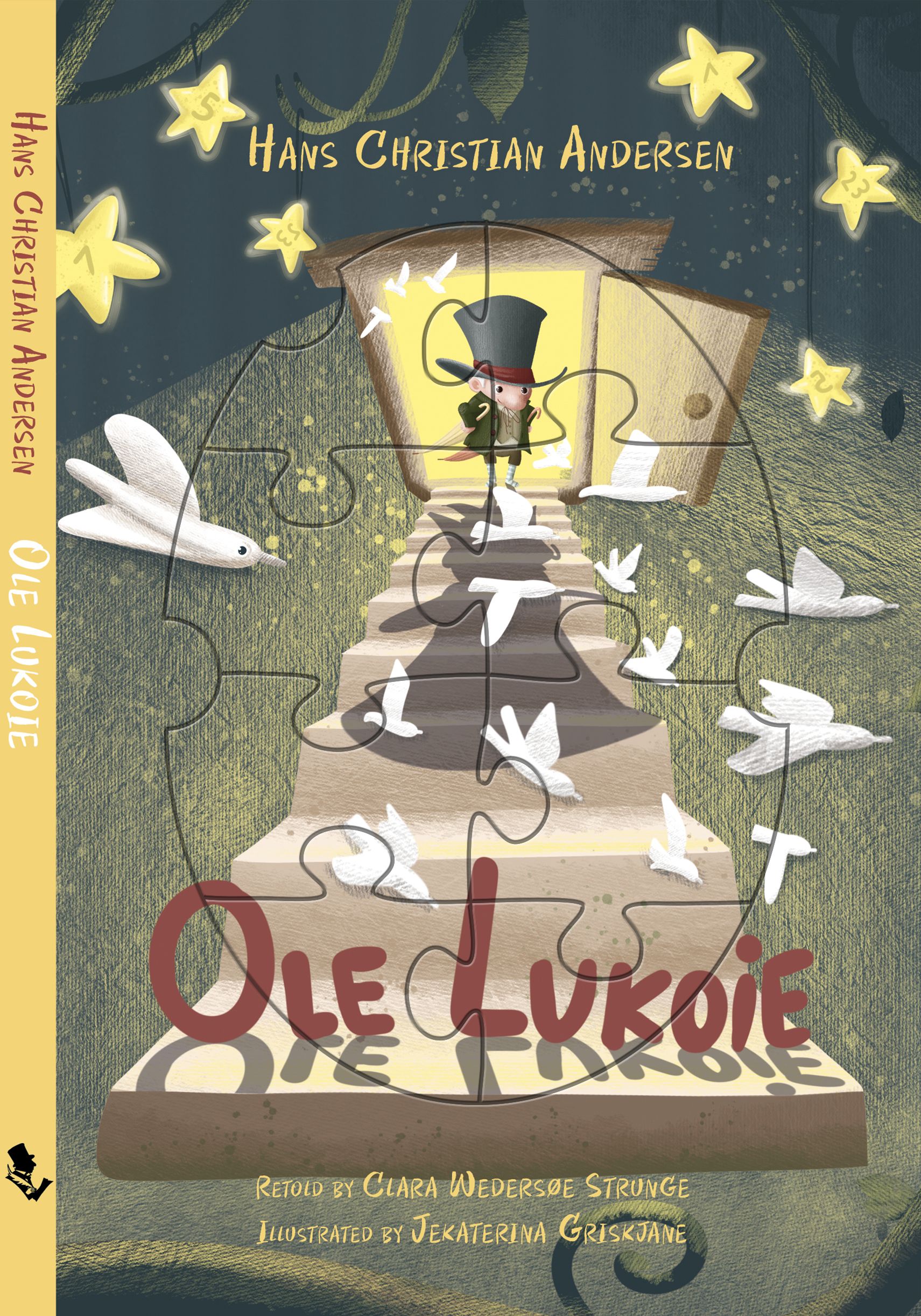 夢神 Ole Lukøje 英文繪本 （拼圖封面、兒童版精裝書）