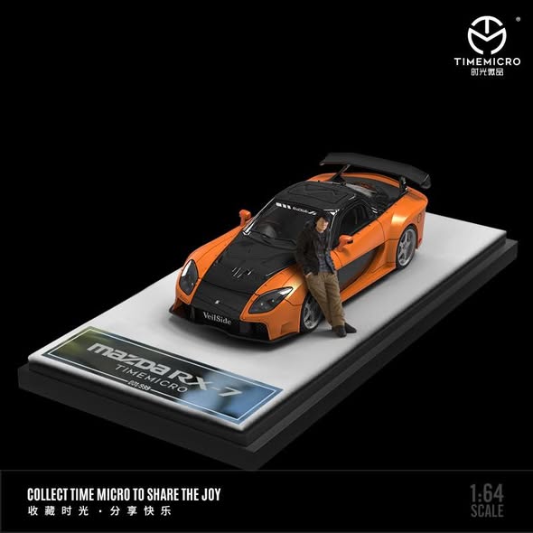 TimeMicro 1/64 RX-7 Veilside 韓哥人偶版