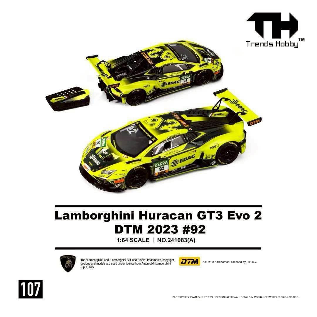 th  1/64  Huracan GT3 Evo 2-DTM 2023 92/94號