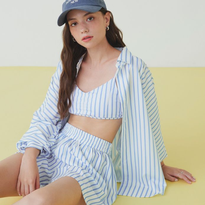 📍Chilling Bubble | SEA DRESS 襯衫+短褲+比基尼泳衣套裝 日本品牌代購