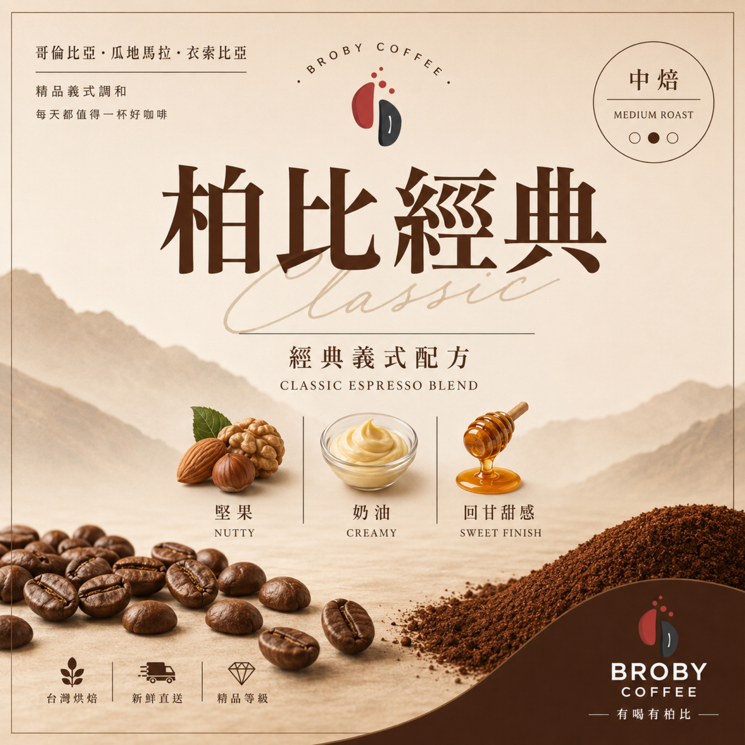 柏比經典-精品義式調和