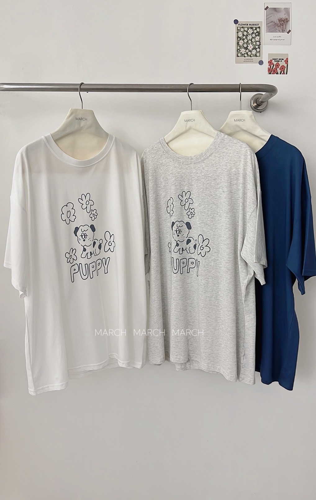 花花狗狗寬版tee